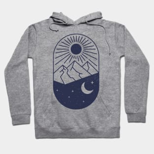 Day And Night Mountain Hoodie